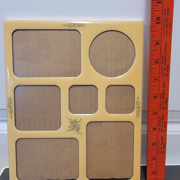 Vintage 1970s/80s Family Photo Picture Frame 10.5"x8" Slot French CountryPhotos - Picture 6 of 7